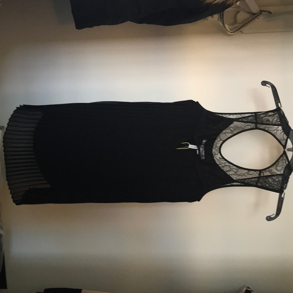 Black lace dress